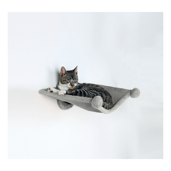 Trixie Leżanka/hamak dla kota do montażu na ścianie szary 42x41cm