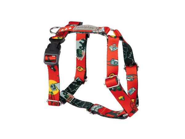 amiplay Szelki regulowane Guard Amik S 17-27 26-35x1,5cm TravelDog