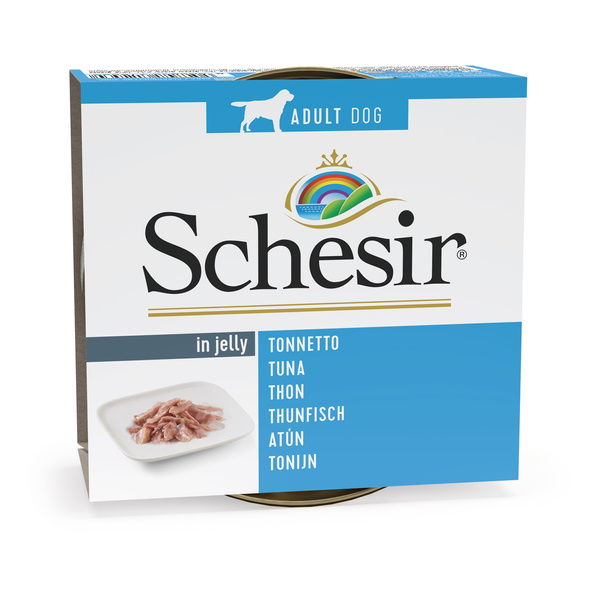 Schesir Karma mokra dla psa tuńczyk w galarecie 150 g