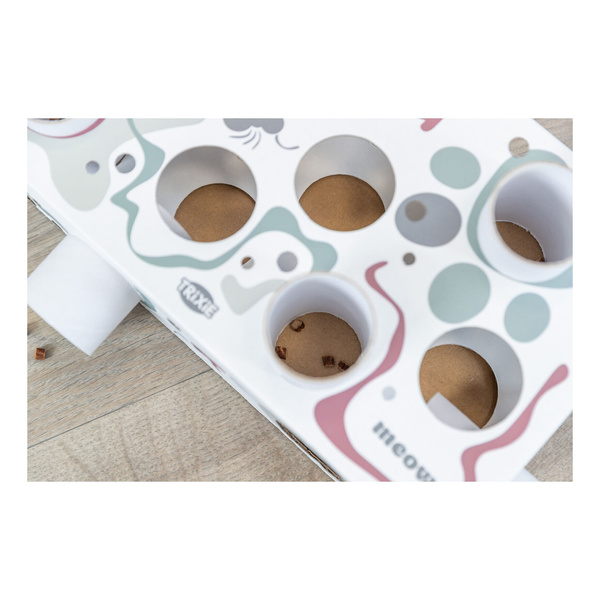 Trixie Cat Activity Paws'n'Treats Box, zabawka edukacyjna, dla kota, karton, 35 × 7 × 20 cm