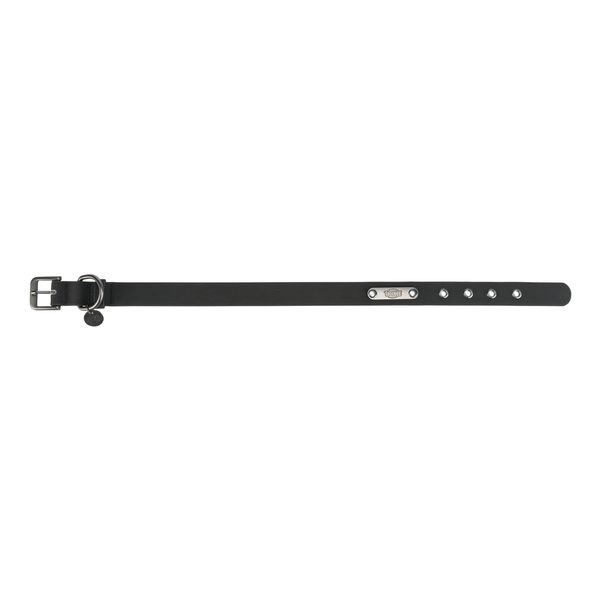Trixie CityStyle, obroża, dla psa, czarna, PVC, M: 35-42 cm/20 mm
