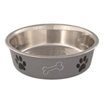 Trixie MISKA METALOWA Z PLASTIKOWĄ POWŁOKĄ, 1.4 l/o 21 cm