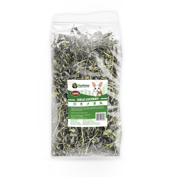 ProHerbs Ziele lucerny 150g - odporność, energia i zdrowe trawienie!