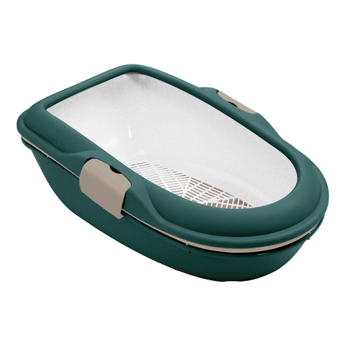 ZOLUX Kuweta dla kota FURBA z sitkiem 39x59x22 cm kol. zielonobrązowy