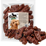 PRZYSMAK DLA PSA - Kiełbaski wołowe Mr.Pretzel 500g ZDROWE PREMIUM