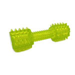 Mr. Pretzel Zabawka hantel gumowy miękki półprzezroczysty dla psa 18 cm