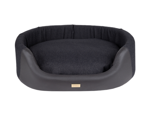amiplay Legowisko Elipsa ZipClean Milano M 64x55x19cm Czarny