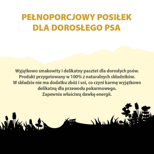 Karma mokra dla psa PUPIL Premium szalka bogata w kurczaka z cielęciną 150 g