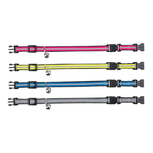 Trixie Obroża dla kota z podwójną klamrą, odblaskowa