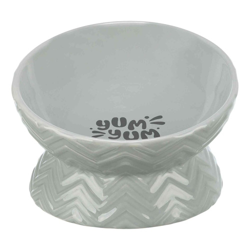 Trixie Miska podwyższona, dla psa, ceramika, szara, 0.35 l/17 cm