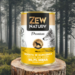 Mokra Karma Dla Psa Bogata w Kurczaka Puszka 400g Zew Natury PREMIUM