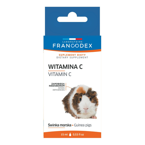 FRANCODEX PL Witamina C dla świnek morskich profilaktyka 15 ml