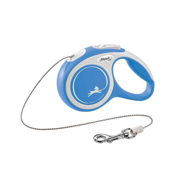FLEXI Smycz automatyczna New Comfort XS linka 3m/ 8kg niebieski
