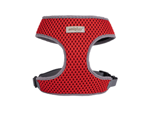amiplay Szelki Scout Sonic M max34x40-55cm Czerwony
