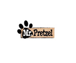 Mr. Pretzel Zabawka hantel gumowy miękki półprzezroczysty dla psa 18 cm