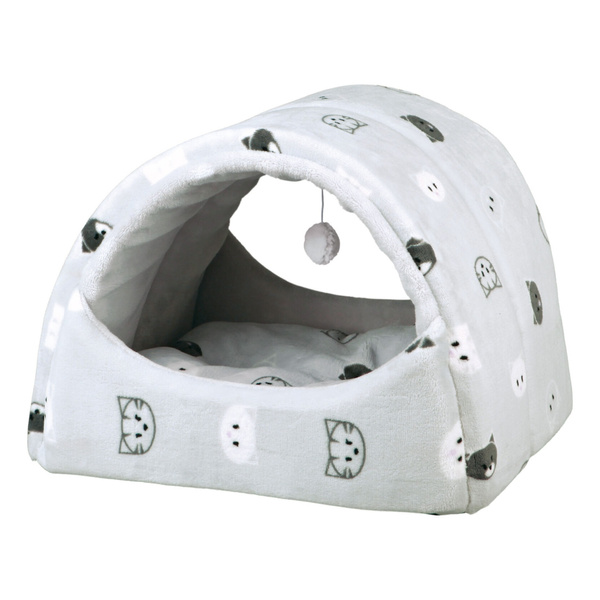 Trixie Domek pluszowy dla kota Mimi, 42 × 35 × 35 cm, szary