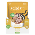 Schesir C&B karma mokra dla kotów tuńczyk z kurczakiem w galarecie 85 g
