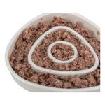 Trixie Slow Feeding, miska, dla kota, szara, plastik/TPR, 0,35 l/15×15 cm, spowalniająca jedzenie