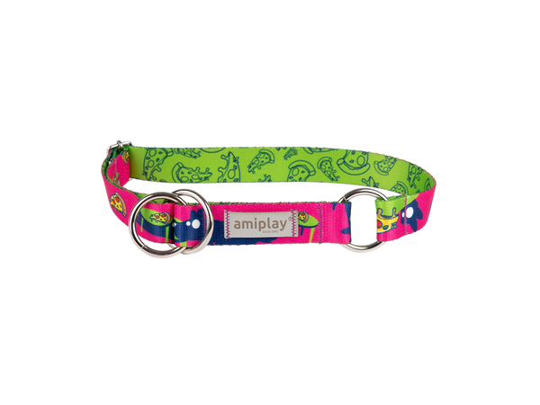amiplay Obroża półzaciskowa Amik XL 40-60x2,5cm PizzaDog