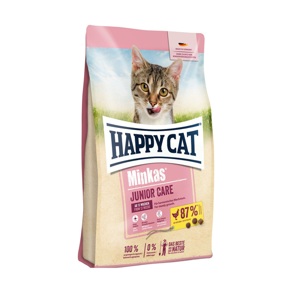 Happy Cat Minkas Junior Care Drób Karma dla Kota 500g