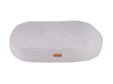 amiplay Materac owalny Montana XL 102x83x11cm Beżowy