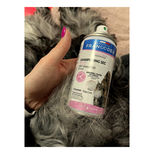 Francodex Szampon suchy dla psa i kota z olejkiem jojoba 150 ml