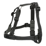 Trixie Lead'n'Walk Soft Szelki, L-XL: 65-105 cm/25 mm, czarne