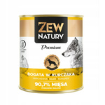 Mokra Karma Dla Psa Bogata w Kurczaka Puszka 800g Zew Natury PREMIUM