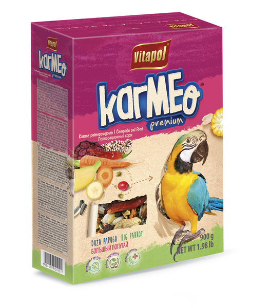 Vitapol PEŁNOWARTOSCIOWY KARMEO POKARM DLA PAPUG 900g
