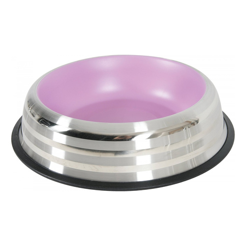 Zolux Miska antypoślizgowa dla psa Inox MERENDA 1,85 l kol. różowy