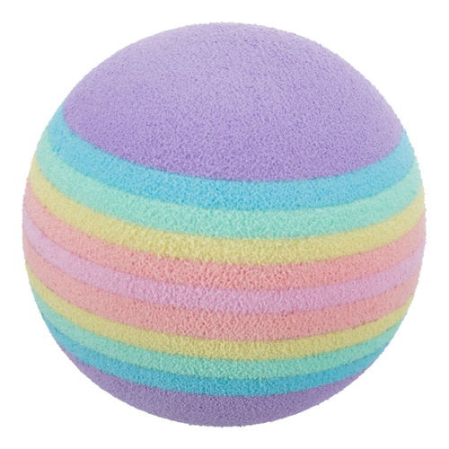 Trixie PIŁKI TĘCZOWE TWARDE 3,5cm  4szt