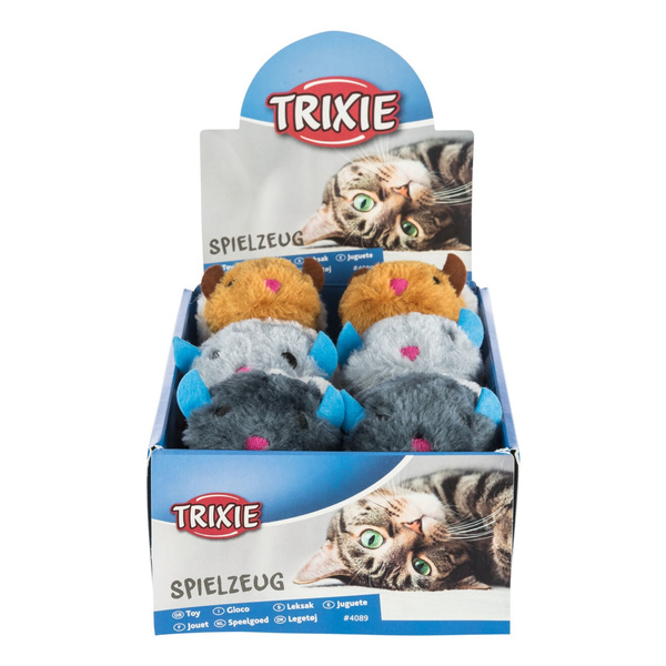 Trixie MYSZ nakręcana DRGAJĄCA dla Kota 8cm