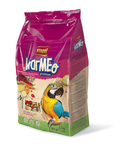 Vitapol KARMEO PREMIUM KARMA PEŁNOPORCJOWA DLA DUŻEJ PAPUGI 2,5KG