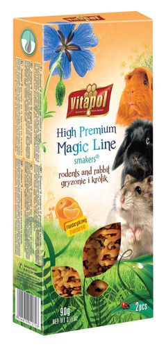 Vitapol SMAKERS DLA GRYZONI I KRÓLIKA Z MANDARYNKĄ MAGIC LINE