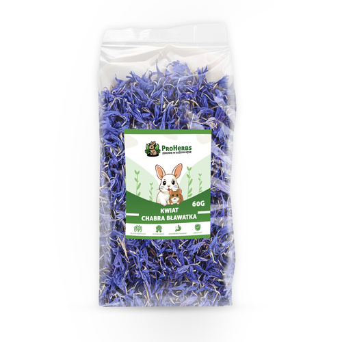 ProHerbs Kwiat Chabra bławatka 60g- natura, odporność i układ moczowy!