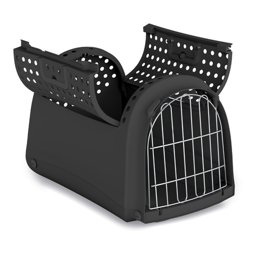 IMAC Linus Cabrio transporter dla psa/kota czarny 50x32x345 cm