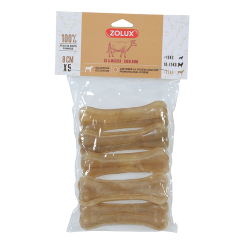 ZOLUX Przysmak dla psa Kość prasowana 8 cm x 5