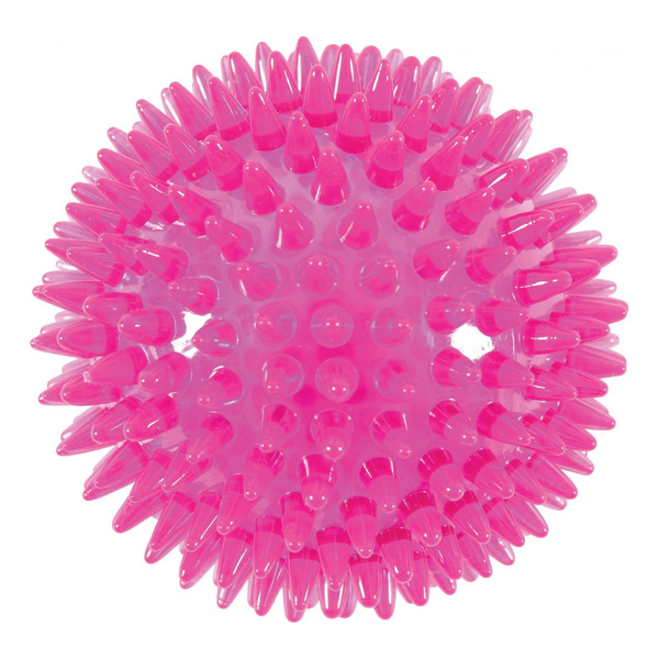 ZOLUX Zabawka dla psa piłka z kolcami TPR POP 8 cm kol. różowy
