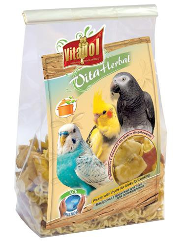 Vitapol VITA HERBAL - MAKARON Z OWOCAMI DO GOTOWANIA DLA PTAKÓW 130g