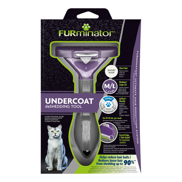 FURMINATOR Szczotka dla kotów krótkowłosych - Large