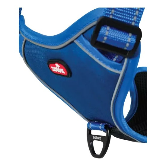 ZOLUX Szelki dla psa ze smyczą automatyczną Easyride XS niebieskie