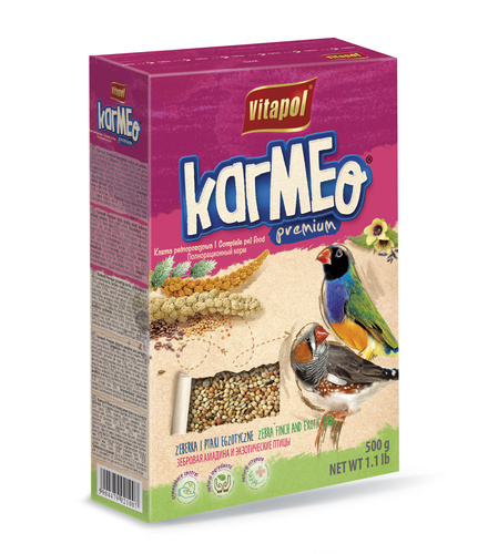 Vitapol POKARM KARMEO DLA ZEBERKI i PTAKÓW EGZOTYCZNYCH 500g
