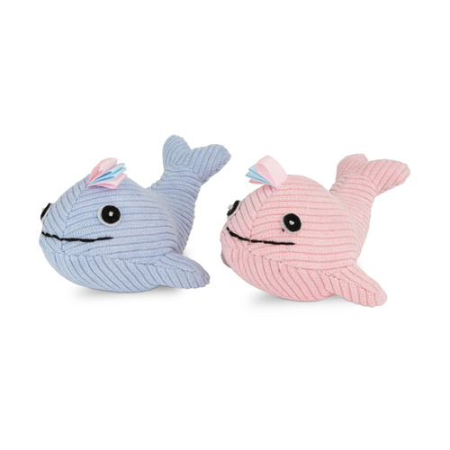 Barry King Zabawka, dla kota, wieloryb, pluszowa, 14 cm, z kocimiętką