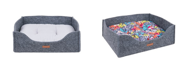 amiplay Sofa 2in1 Hygge S 41x33x14cm Szary