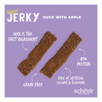 Schesir Jerky przysmak dla psów kaczka z jabłkiem suszona 145 g