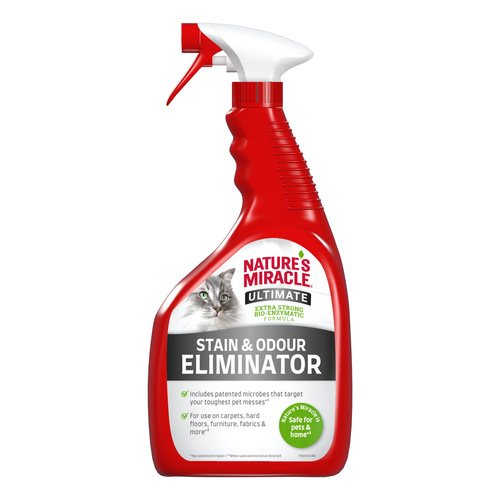 NATURES MIRACLE Płyn do usuwania plam i zapachów kot ULTIMATE 946ml