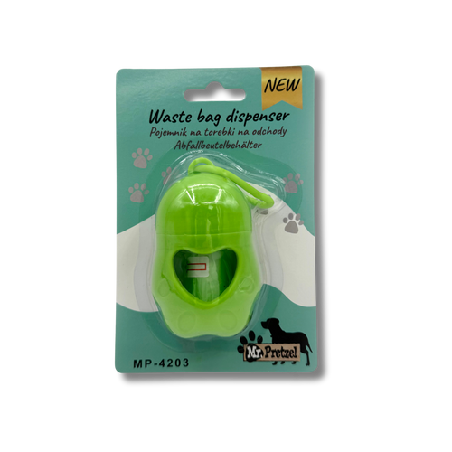 Mr. Pretzel Pojemnik - dyspenser na woreczki na odchodzy z woreczkami