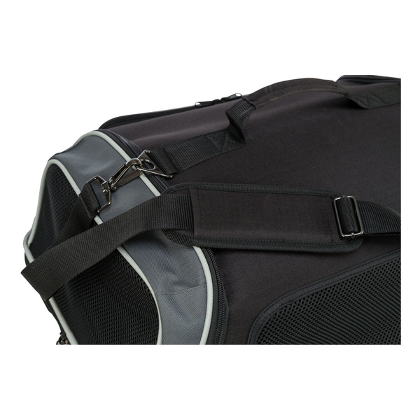 Trixie Airline Boarding, torba transportowa, czarny/szary, 55 x 23 x 40 cm, do transportu lotniczego