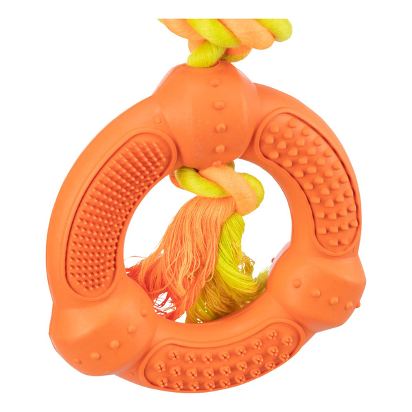 Trixie Sznur z Ringiem Denta Fun zabawka dla psa 12cm/41cm