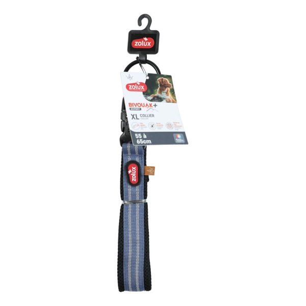 ZOLUX Obroża dla psa 55-65 cm BIVOUAK niebieska